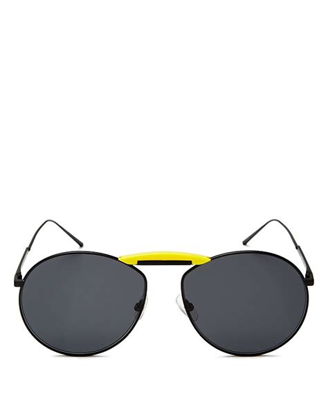 Unisex Gentle Monster x Fendi Aviator Sunglasses, 59mm